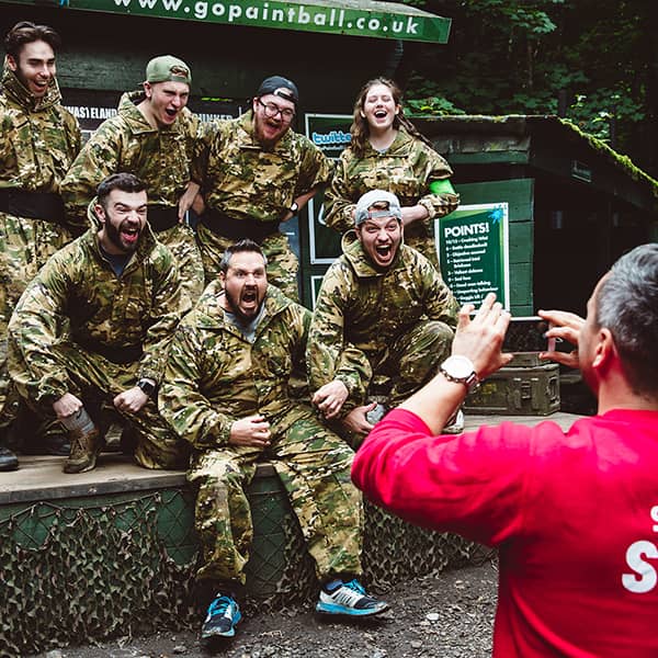 Squad posing for a team photo